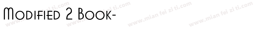Modified 2 Book字体转换